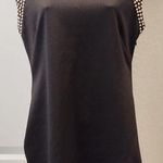 Marilyn Monroe Black Back Zip Gold Studded Sheath Dress Size M Photo 0
