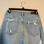 Hollister Curvy High Rise Blue Ripped Mom Jeans Distressed Vintage Stretch SZ 26 Photo 9