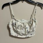 Aritzia  Sunday Best Darcy Tank Crop Floral Smocked Bustier- Size Small Photo 3