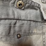 Free People  Olive Green Mid Rise Zipper Fly Pockets Raw hem Shorts Sz 10 Womens Photo 2