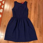 Saks 5th Avenue Women’s Saks Fifth Avenue blue and black flare dress Photo 1