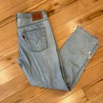 Levi's Levi’s light wash embroidered ankle red tag 5 pocket jeans Photo 2