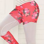 Banded Scrunch Bum Floral Pink Yoga Pants Sexy Size undefined Photo 26
