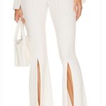Michael Costello  & REVOLVE Amaran Knit Pants in Ivory XS Photo 0