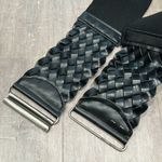 Black High Waist Clip Closure Braid Belt Y2k 2000's Photo 1
