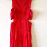 ASOS  Red Dress With Lace Bodice And Cutouts Photo 1