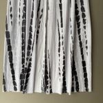 Beach cover up sz S white black tie dye maxi skirt Photo 4