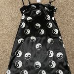 Urban Outfitters Printed Sateen Dress NWT Size XS - Yin Yang Tai Chi Photo 5
