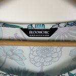 Bloomchic Floral Midi Dress Sz 18/20 Stretch Waist Bloomcore Flowy Boho Cottage Green Photo 6