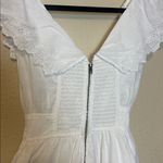 La Vie Rebecca Taylor Womens White Linen Short Playsuit Romper Size XS‎ Photo 7