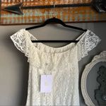 WAYF  Odette Off Shoulder Lace Maxi Dress Size XS Photo 4