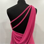 Mac Duggal 26512 One-Shoulder Jersey Body-Con Gown in Candy Pink 4 Photo 6