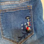 AQUA  jean shorts with embroidery Sz.28 Photo 3