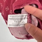 Eddie Bauer  Women's Printed Waffle Knit Long Sleeve Henley Top Red Large‎ Ikat Photo 4