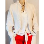 ZARA Beaded Detailed Tweed Jacket Coat Photo 0