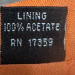 Ellen Tracy  Women Size 2 Linen Jacket‎ Orange Embroidered Aztec Tribal Native Photo 7