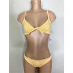 l*space New. SUNSHINE GOLD SUMMER LOVE PLAID BIKINI. D-top/M-bottom. Retails $198 Photo 5