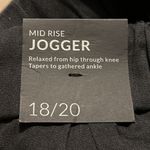 Lane Bryant  Zip Side Joggers Black Houndstooth 18 20 NWT #1040558‎ Photo 9