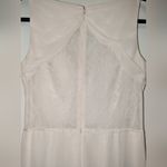 Monique Lhuillier Bridesmaids Amelia Gown Blush Pink Chiffon V Neck Tonal Lace 2 Photo 7