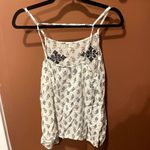 Lucky Brand GUC  WHITE AND BLACK WOMENS TANK TOP SIZE MEDIUM Photo 1