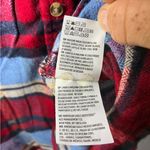 American Eagle  Ahh-mazingly soft Red and Blue Plaid Shirt women’s size XSmall Photo 4