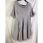 lamb Linen Gray Lagenlook Dress Minimalist Artisanal Tunic Scandinavian Style L Size L Photo 11