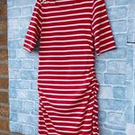 Veronica Beard Foley Ruched Stripe Dress medium Photo 1