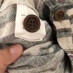 Gorman Woven Knit Textured Stripes Button Front Pockets Skirt Blue Size 0 Photo 7