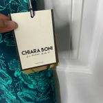 Chiara Boni Floral Print green Sheath Dress Sleeveless Made in Italy Size 40 Photo 4