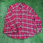 Wild Fable Women's  red plaid flannel shirt (M) Photo 0