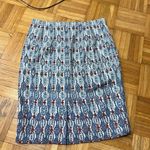Loft NWT Blue Business Casual Pencil Midi Skirt Size 2 Photo 3