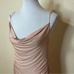 Lovers + Friends Cowl Neckline Jersey Side Ruched Midi Dress LARGE Photo 1