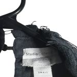 David Lerner  Studio Black Mock Neck Puff Sleeve Sweatshirt Dress Size S Photo 4