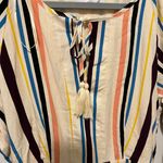 Lost + Wander REVOLVE NWT CORY Cream Blue STRIPED Boho MINI DRESS MEDIUM Photo 5