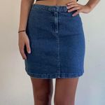 The Limited Denim Mini Skirt 90s Size 4 Photo 0
