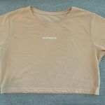 Alphalete Light Orange Cropped T-Shirt Photo 0