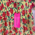 Betsey Johnson  Yellow Floral Mini Dress (Size XS)  Photo 4
