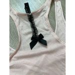 Victoria's Secret  Pink Lace Camisole Pajama Sleeveless Tank Top Sz M Rhinestones Photo 1