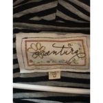 Aventura Womens Pullover Cowl neck Long Sleeve Casual To Black‎ Stripes Medium Black Photo 4