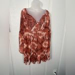 Show Me Your Mumu  Red and Pink Floral Tunic Dress Size Small EUC Photo 1
