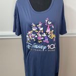 Disney 100 Mickey and Friends Blue Sleepwear Shirt/ Gown Size X-Large Photo 0