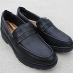 ZARA Clarks Women's Black Calla Ease Slip-On Loafer Flats Sz 11 Photo 1