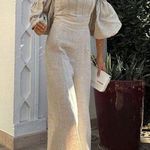 COMMENSE Linen Blends Puff Sleeve Jumpsuit
COLOR Photo 0