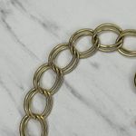 Vintage Tassel Charm Gold Tone Chain Link Statement Belt ✨ Photo 9