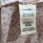 Sophie Max  Burnt orange and white smocked V-neck dress size medium Photo 4