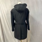 London Fog ‎ Single Breasted Hooded Trench Coat Waist Belt Removable Lining Women Photo 9