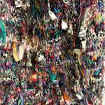 Multicolor ribboned Textured soft open front Cardigan Vest XL Red Photo 3