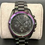 Michael Kors MK6444 Bradshaw Chrono Black-tone Iridescent 43mm Women’s Watch Photo 2