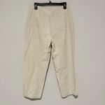J Jill linen wide leg cropped pants khaki tan size 10 Photo 1