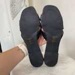 Pretty Little Thing PLT NEW Criss Cross Black Faux Croc Flat Sandals US 10 EU 41 Photo 6